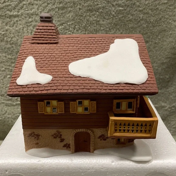 Department 56 Bavarian House Holiday Decor - Gray and White - Picture 5 of 12